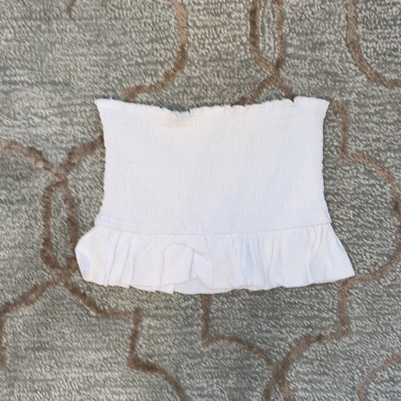 White smocked tube top from Rip Curl - Picture 2 of 3